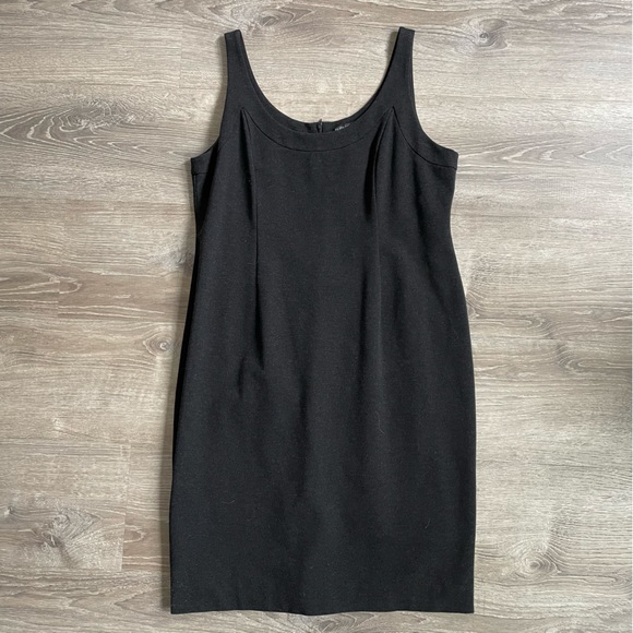 Eileen Fisher Charcoal Ponte Knit Dress - Picture 1 of 5